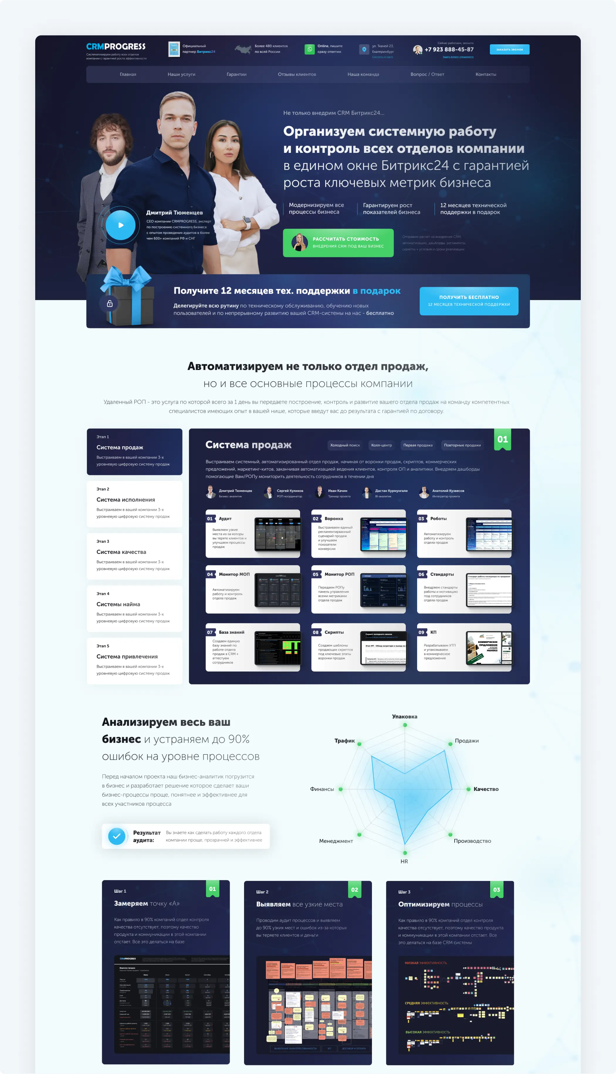 Дизайн и вёрстка сайта