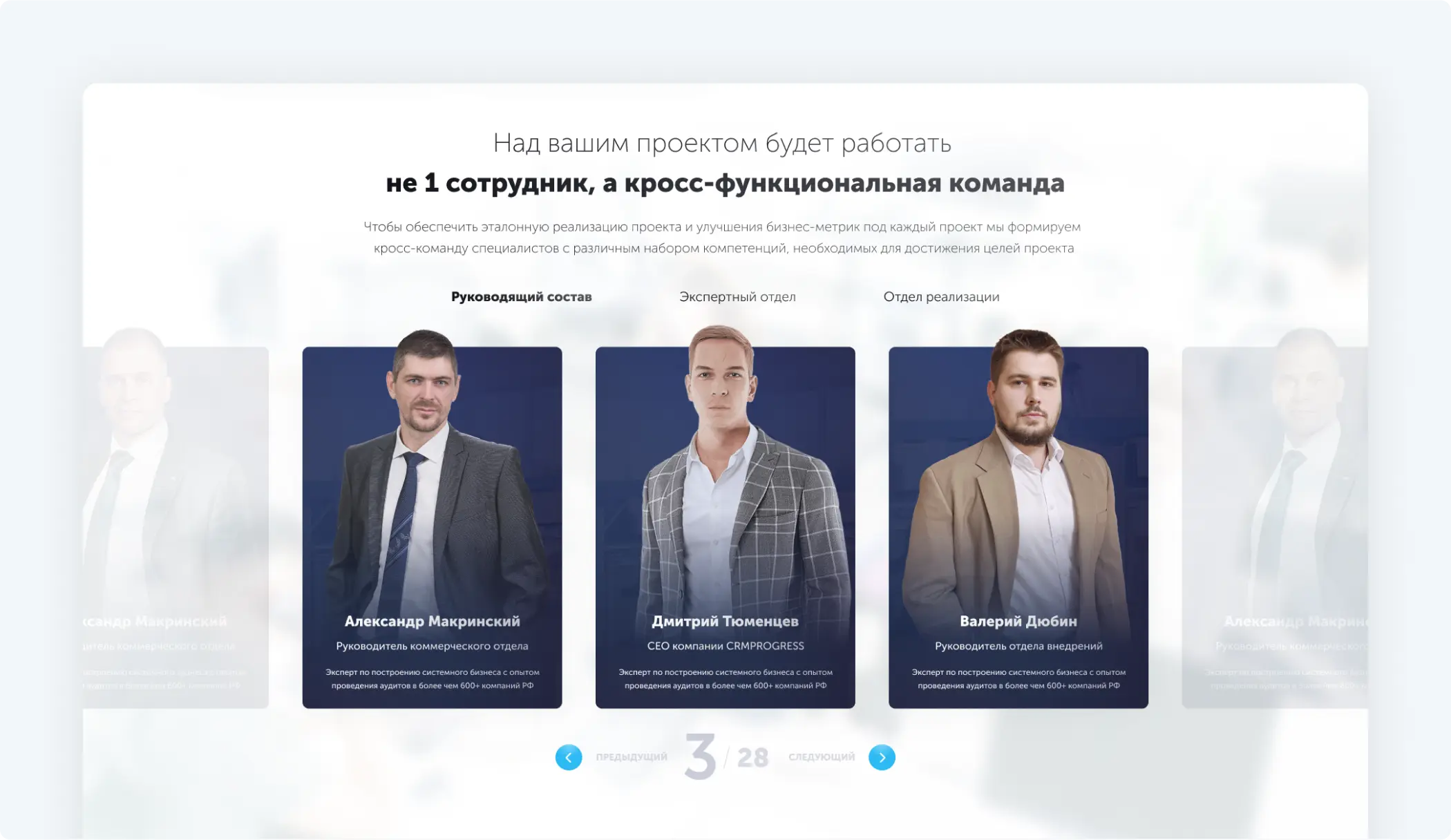 Презентация команды проекта