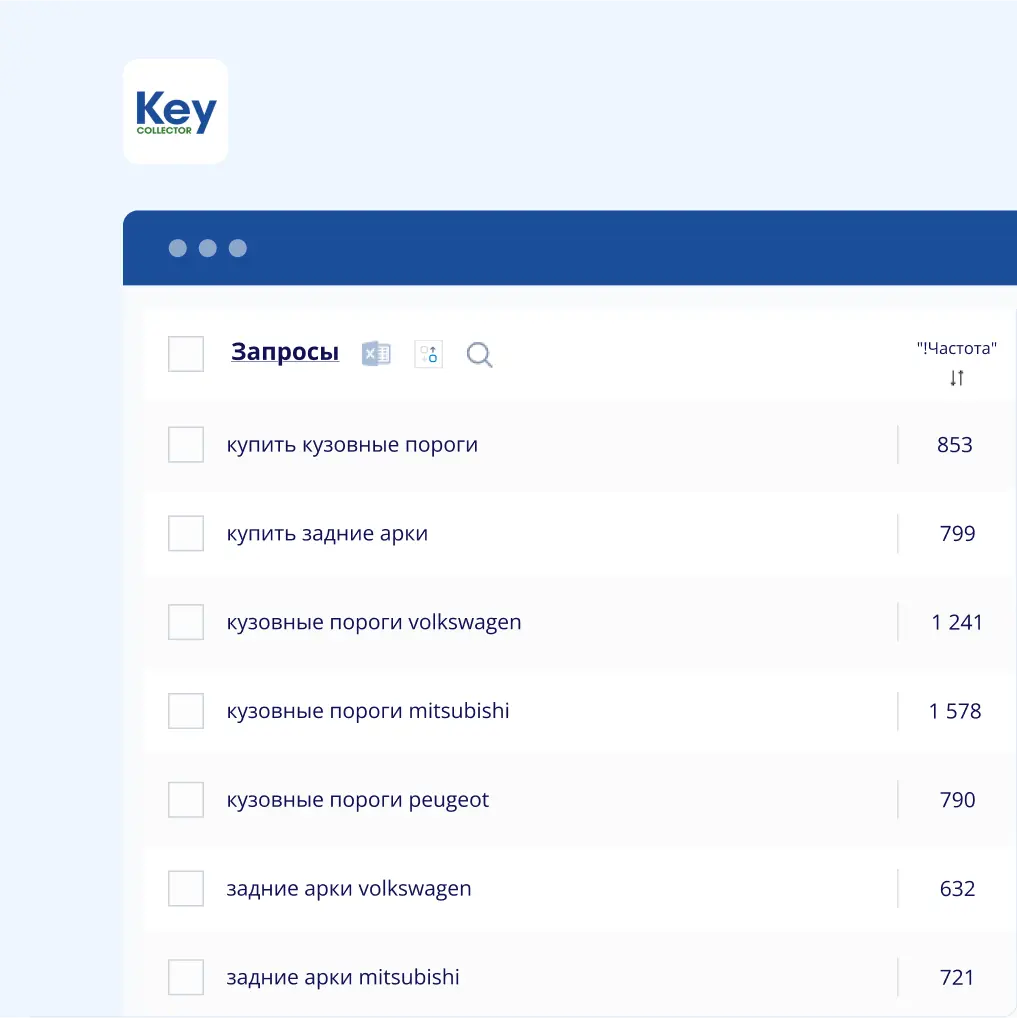 Реклама для интернет-магазина автозапчастей «Topkuzov»